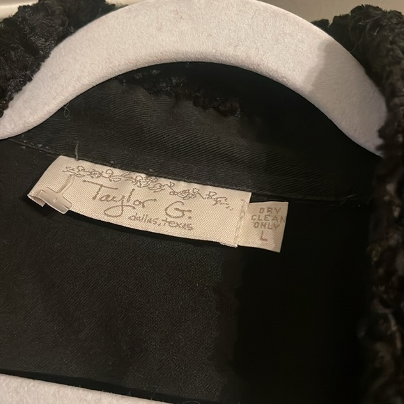 Taylor G of Dallas unique black jacket size Large - Picture 2 of 3